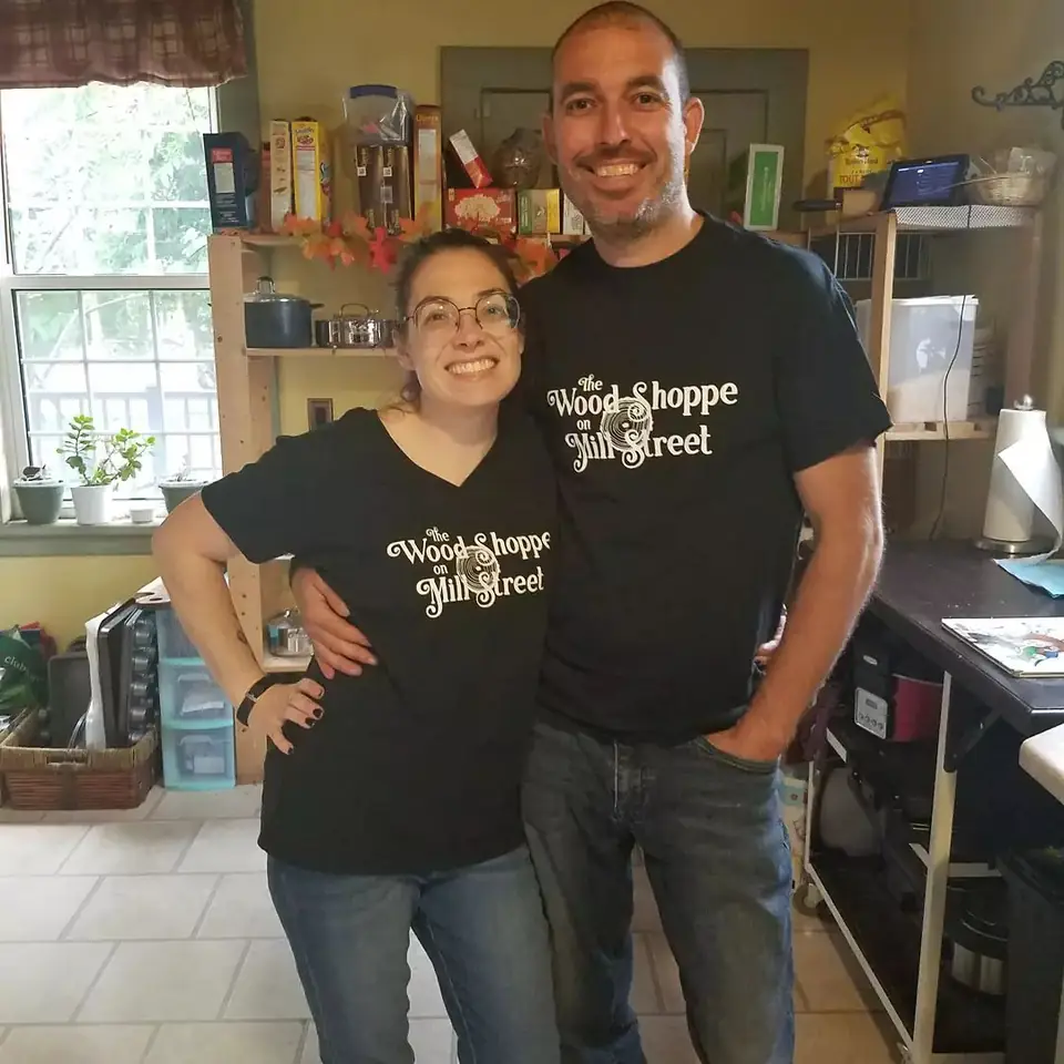 Janel and Rod Tutak, owners of The Wood Shoppe on Mill Street